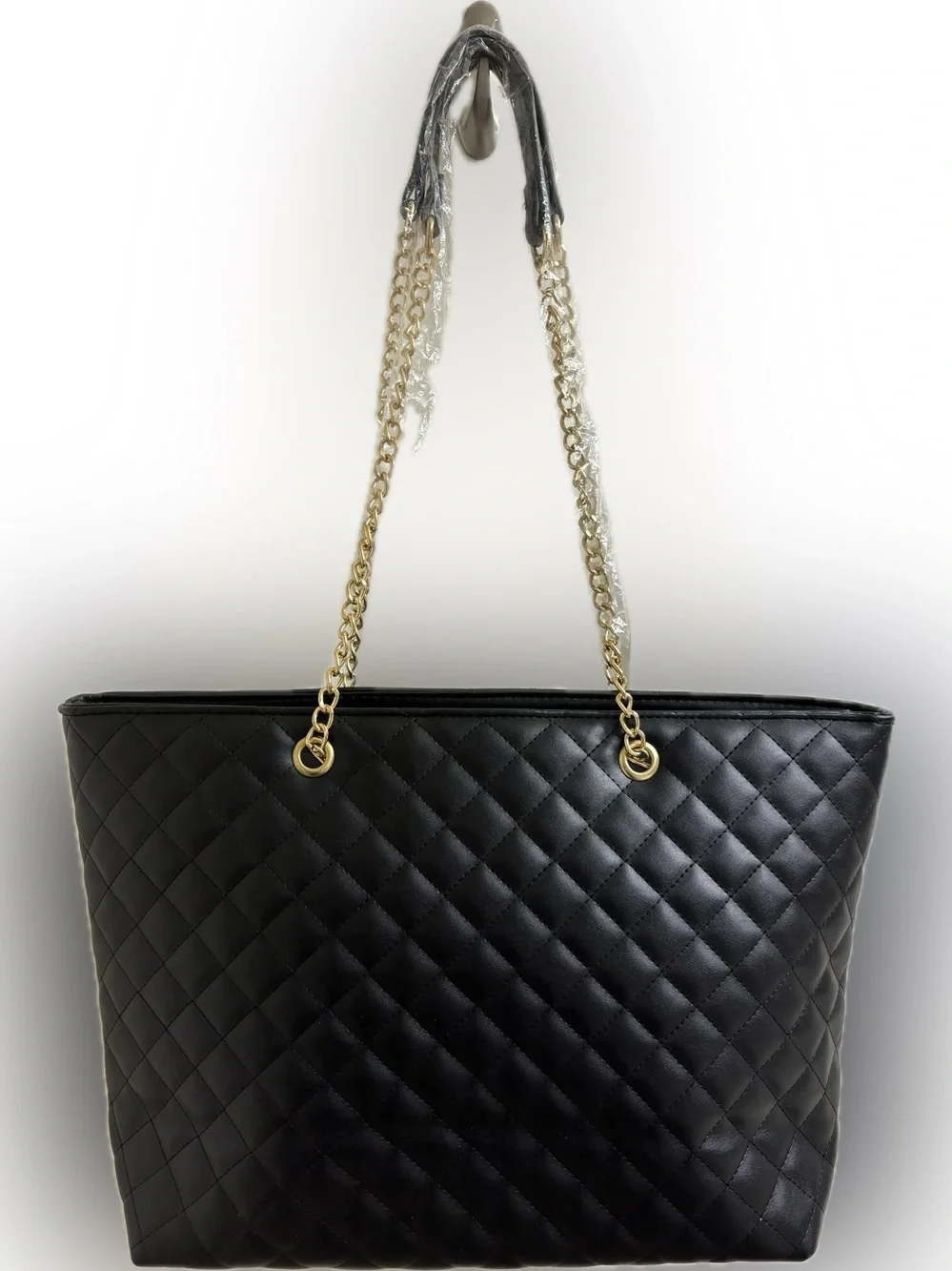 Badgley Mischka Diamond quilted large tote - NWT